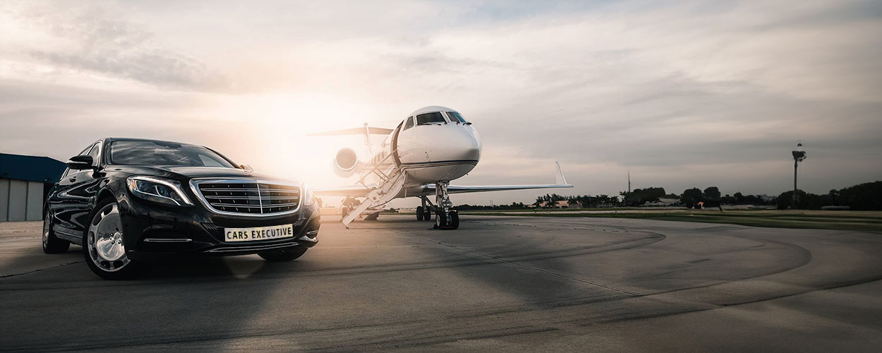 Executive car from Cars Executive ready for airport taxi transfers in Surrey