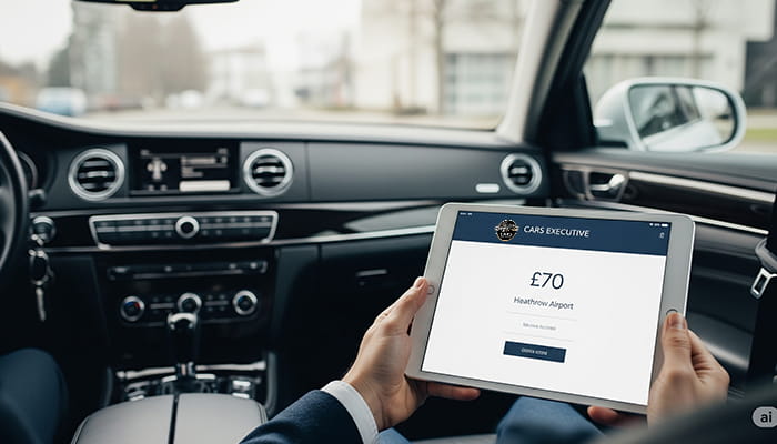 The value of a professional chauffeur service with clear pricing.